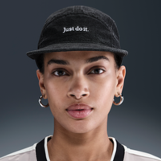 Ustruktureret Nike Fly-kasket i denim - sort - L/XL