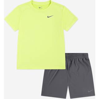 Nike Nike Grey Little Kids DriFIT Shorts and T-Shirt Set