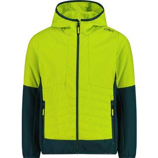 CMP Kid's Hybrid Jacket Fix Hood Ripstop Syntetisk jakke Børn størrelse 176 farve grøn