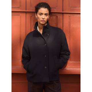 Baukjen Baukjen Blå Ashton Wool Blend Short Coat