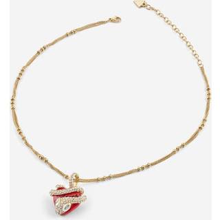 Guess JUBN05474JWYGT/U Damen-Halskette Herz Schlange Goldfarben
