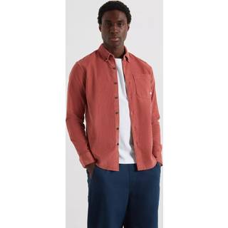 Farah Spencer Cord Long Sleeve Overshirt Pink