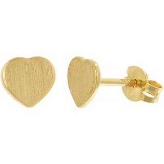 trendor 28745 Ohrringe Herzen für Damen und Mädchen Gold 333 / 8K Ohrstecker