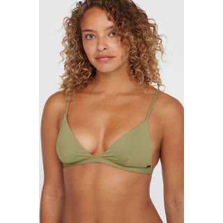 O'Neill Women's Seaside Tri Top Bikinitop Damer størrelse 40 farve olivengrøn
