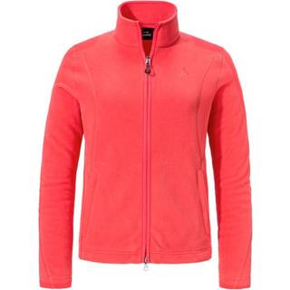 Schöffel Women's Fleece Jacket Leona3 Fleecejakke Damer størrelse 48 farve rød