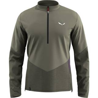 Salewa Pedroc Dry Wind HZ Tee Longsleeve Herrer størrelse 50 farve olivengrøn