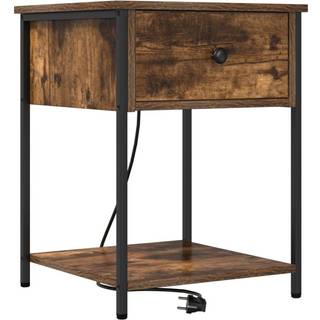 Natskab med skuffe Røget eg 42 x 41 x 56 cm Konstrueret træ