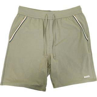 BOSS Unique Jersey Shorts Open Green