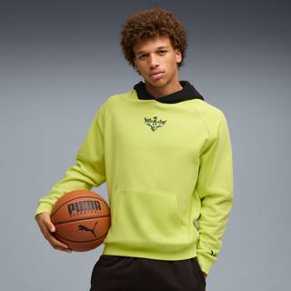 PUMA Melo Alwayz On 1 Basketball Hoodie Men, Clothing, Lemon Sherbert, M