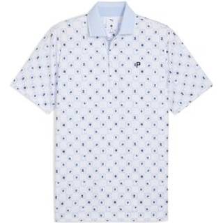PUMA x PALM TREE CREW Micro Golf Polo Men, Clothing, White Glow, 3XL