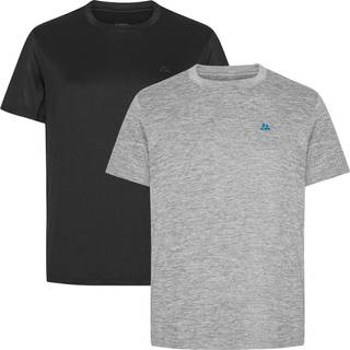 MEN´S SUSTAIN PERFORMANCE T-SHIRT - Black | Grey Melange / 2XL / 2-Pack