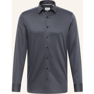 SLIM FIT Shirt in anthracite plain