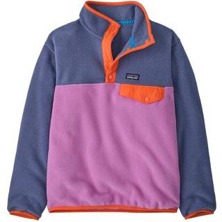 Patagonia Boy's Lightweight Synchilla Snap-T Pullover Fleecesweatere Børn størrelse S farve blå