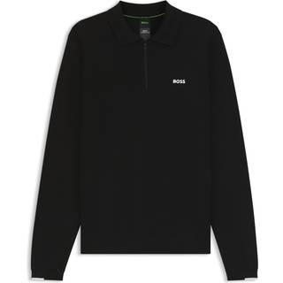 BOSS Ever X Knit Polo Jumper Black