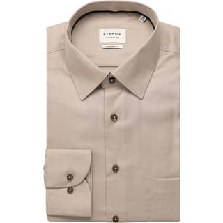 COMFORT FIT Shirt in sand structured