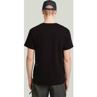 Sprayed Graphic T-Shirt - Black - Men