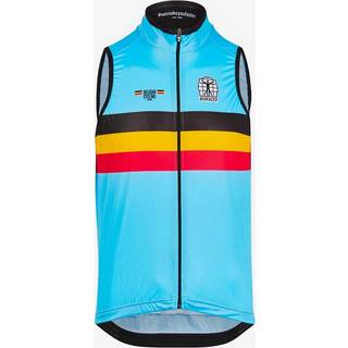 Bioracer Belgium Icon Wind Gilet Cykelvest Herrer størrelse S farve blå