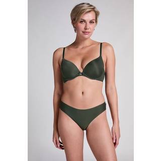 Hunkemöller Usynlig brasiliansk trusse Lace Back grøn - S
