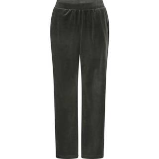 Hunkemöller Pyjamasbukser i velour grøn - 2XL