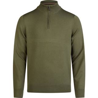 HECHTER PARIS Herren Troyer grün unifarben - grün