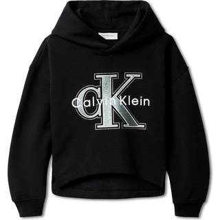 Fleece Logo Hoodie - Black - 4