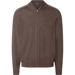 MAERZ Muenchen Herren Cardigan braun unifarben