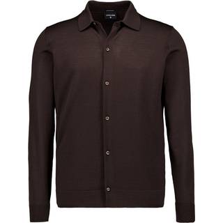 Strellson Herren Cardigan braun unifarben