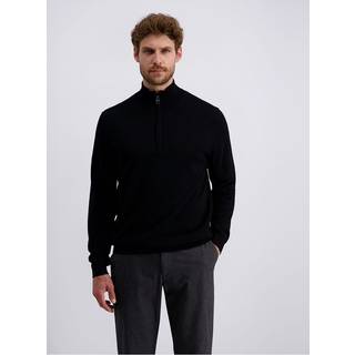 Pierre Cardin Herren Troyer schwarz unifarben