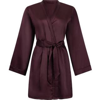 Hunkemöller Satin kimono rød - XL/XXL