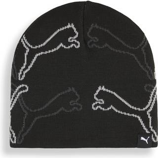 PUMA Cat Graphic Mid Crown Cuffless Beanie, Accessories, Black, OSFA