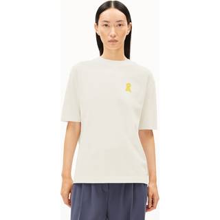 ARMEDANGELS Women's Tarjaa Å Embro T-shirt Damer størrelse XS farve hvid