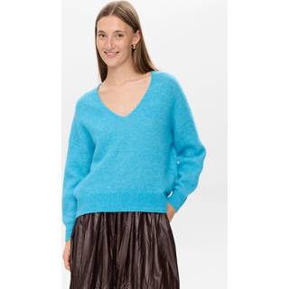 NÜMPH - Nuriette V-neck Pullover - Aquarius - XL - Knit