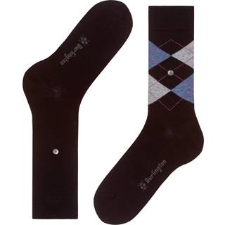 Burlington 2-pak Everyday Mix Cotton Sock - Black/Blue - Str 36/41