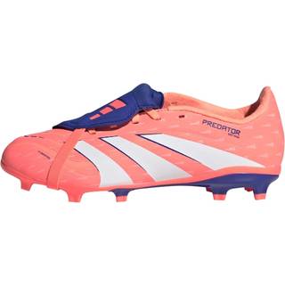 Predator League Fold-Over Tongue Firm/Multi-Ground støvler til børn - Signal Coral / Cloud White / Beam Orange - 34