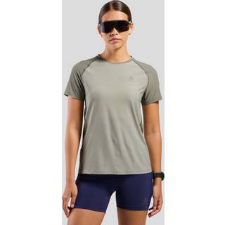 Odlo Women's X-Alp Trail T-Shirt Crew Neck S/S Løbeshirt Damer størrelse L farve grå