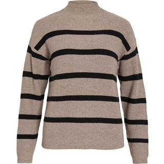 Viril Mockneck L/S Knit Rib Top