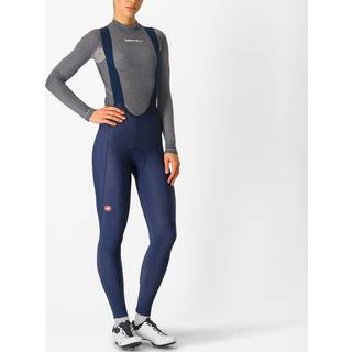 Castelli Espresso DT bibtights med seler belgian blue dame - Størrelse Small