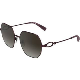 LONGCHAMP Kvinde LO187S 601 Solbriller Metal Bordeaux Firkantet Normal