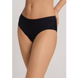HANRO Midi Briefs - Satin Deluxe 0019 Black Medium