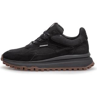 Floris van Bommel Herren Schuhe blau Velours