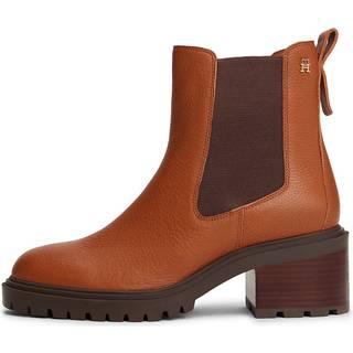 Leather Cleat Chelsea Boots