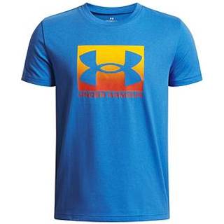Under Armour Boxed Sports Boys' Short Sleeve Blue Atlantis / Surplus Orange YLG (149 - 160 cm)