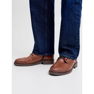 Jack & Jones Wentworth Leather Boots Cognac