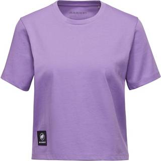 Mammut Women's Massone T-Shirt Cropped Patch Damer størrelse XL farve lilla