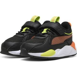 PUMA RS-X Toddlers&#39; Sneakers, Shoes, Black/Orange Glo, 23