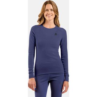 Odlo Women's Active Warm ECO Baselayer Shirt Skipper Blue, S