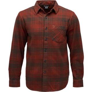 Black Diamond Men's Project Flannel Shirt Basalt-iron Red Plaid, S