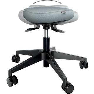 Leitz Ergo Active arbejdsstol med hjul og balance komfortsæde