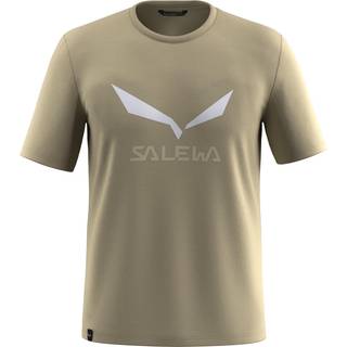 Salewa Solidlogo Dry T-Shirt Funktionsshirt Herrer størrelse 54 - XXL farve beige