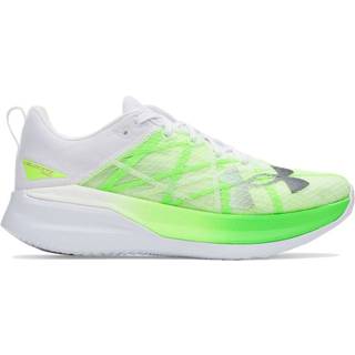 Under Armour Velociti Pro Competition Running Shoe - White, Neon Green, Size 11.5 - white